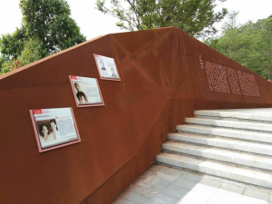 肃南耐候钢挡土墙